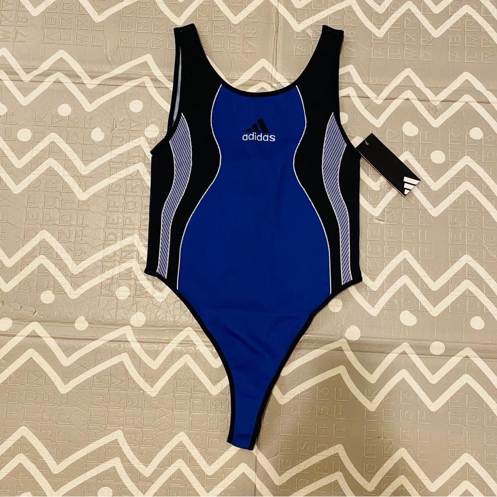 Adidas vintage retro bodysuit one piece bikini - Picture 6 of 8